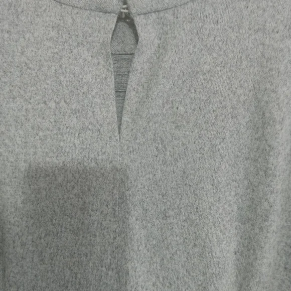 Half Sleeve Hacci Knit Mock Neck Size‎ M Swing Dress - Picture 6 of 7